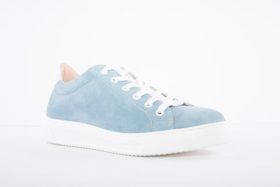 UNISA - Fasnia Blue Jeans Leather/Suede Sneakers