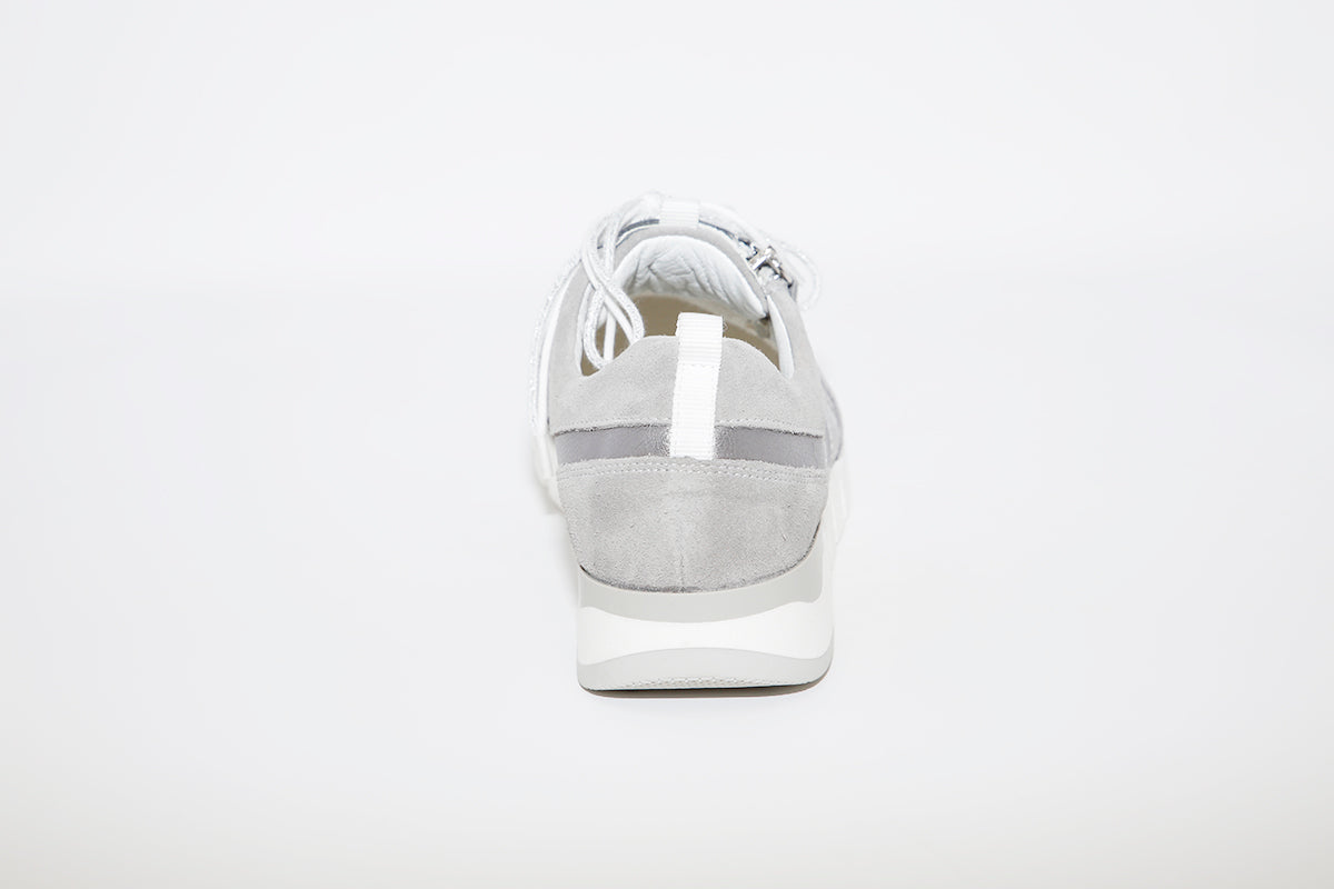 WALDLAUFER - PETRA LACED CASUAL SHOE - PEWTER
