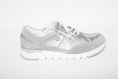 WALDLAUFER - PETRA LACED CASUAL SHOE - PEWTER