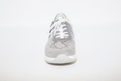 WALDLAUFER - PETRA LACED CASUAL SHOE - PEWTER