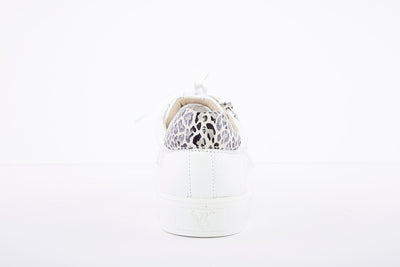 LDS LACED SHOE - WHITE LEATHER