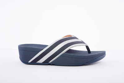 FITFLOP - MILLIE STRIPE NAVY/SILVER