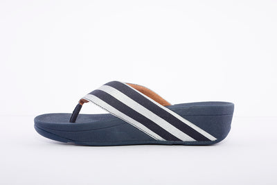 FITFLOP - MILLIE STRIPE NAVY/SILVER