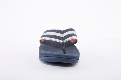 FITFLOP - MILLIE STRIPE NAVY/SILVER