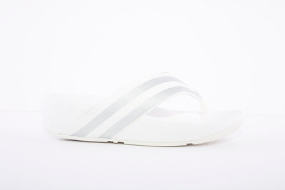 FITFLOP - MILLIE STRIPE WHITE/SILVER
