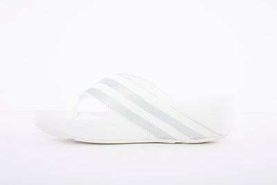 FITFLOP - MILLIE STRIPE WHITE/SILVER