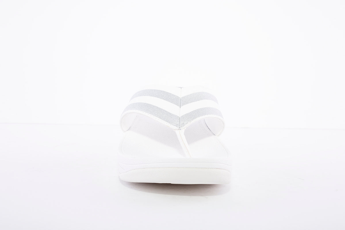 FITFLOP - MILLIE STRIPE WHITE/SILVER