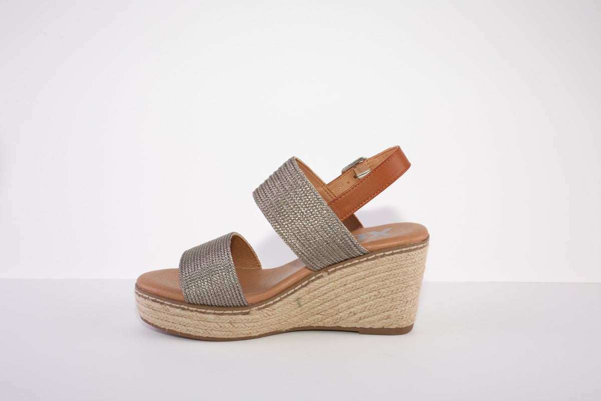 XTI 42365 HIGH WEDGE SANDAL - BRONZE