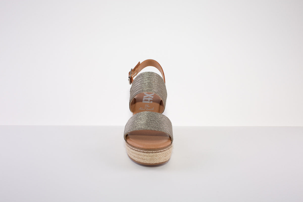 XTI 42365 HIGH WEDGE SANDAL - BRONZE