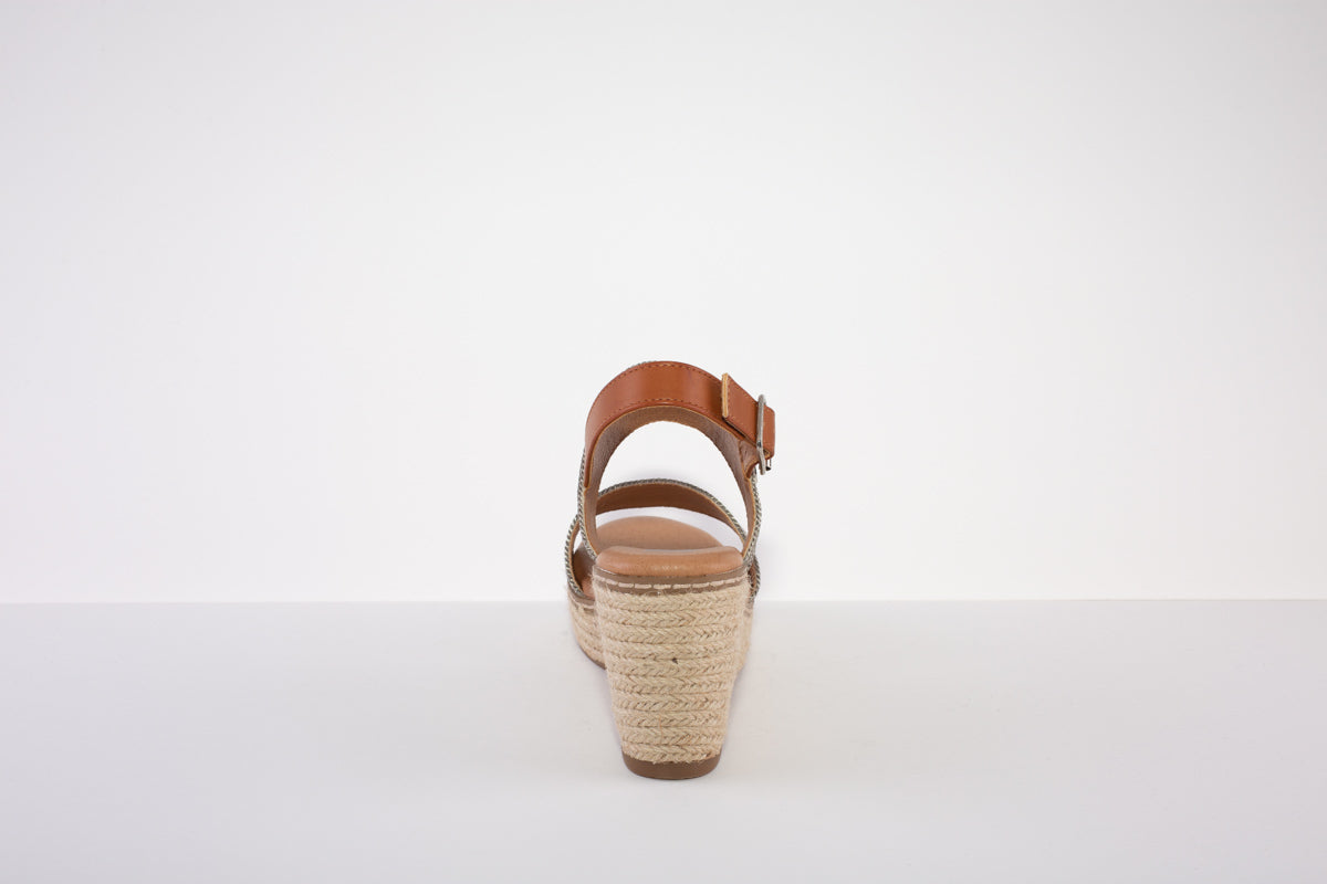 XTI 42365 HIGH WEDGE SANDAL - BRONZE