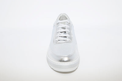 NOTTON - 2833 Silver Combi Laced Comfort Shoe
