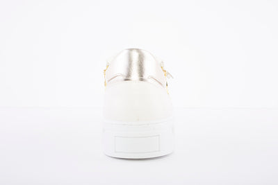 MARCO MOREO - N670 Twin Zip Fringe Detail - Cream Leather