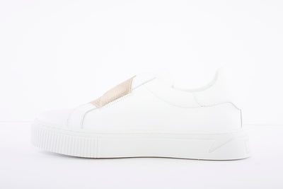 MARCO MOREO - Slip On Band Trainer - White/Gold