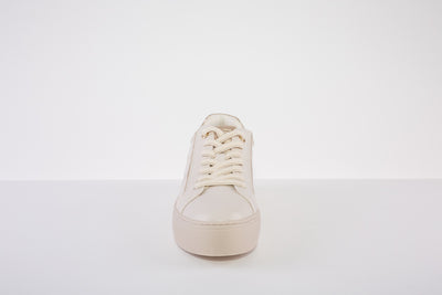 MARCO TOZZI 23702-402 LACED FASHION SHOE  - CREAM/GOLD