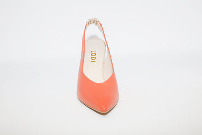 LODI - Senic Coral Leather Slingback Shoe