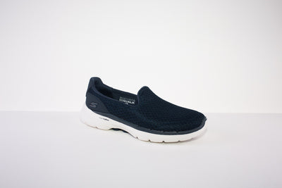 SKECHERS 124508 GOWALK 6-BIG SPLASH SLIP-ON TRAINER - NAVY/WHITE