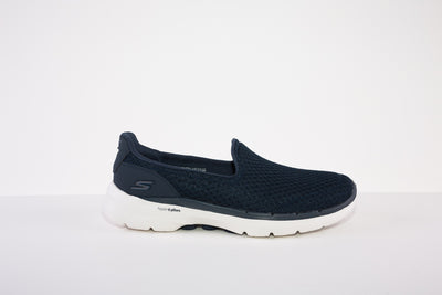SKECHERS 124508 GOWALK 6-BIG SPLASH SLIP-ON TRAINER - NAVY/WHITE