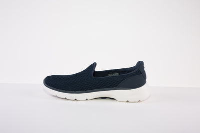 SKECHERS 124508 GOWALK 6-BIG SPLASH SLIP-ON TRAINER - NAVY/WHITE