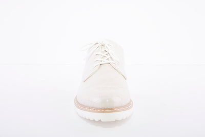 MARCO TOZZI - LACED SHOE - NUDE CROC