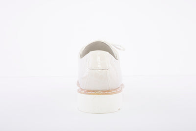 MARCO TOZZI - LACED SHOE - NUDE CROC