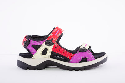 ECCO - 822083 OFFROAD RED MULTI COMFORT SANDAL
