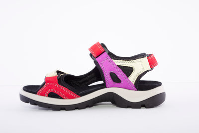 ECCO - 822083 OFFROAD RED MULTI COMFORT SANDAL