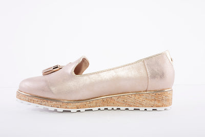NEMESIS-LDS SLIP ON SHOE - ROSE GOLD