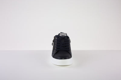 XTI 140040 FLAT LACED SHOE - NAVY
