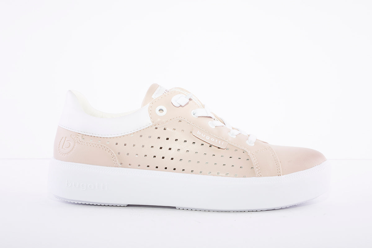 BUGATTI - FLAT LACED FASHION SHOE - PINK