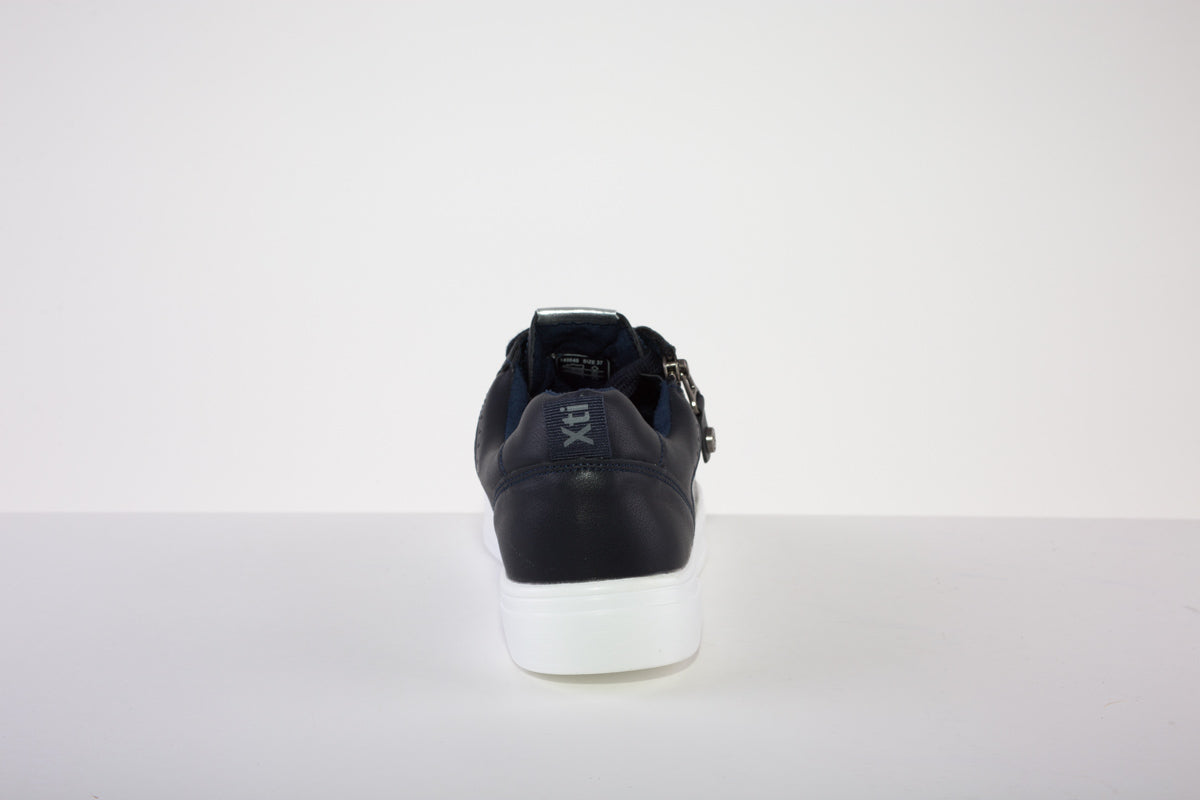 XTI 140040 FLAT LACED SHOE - NAVY