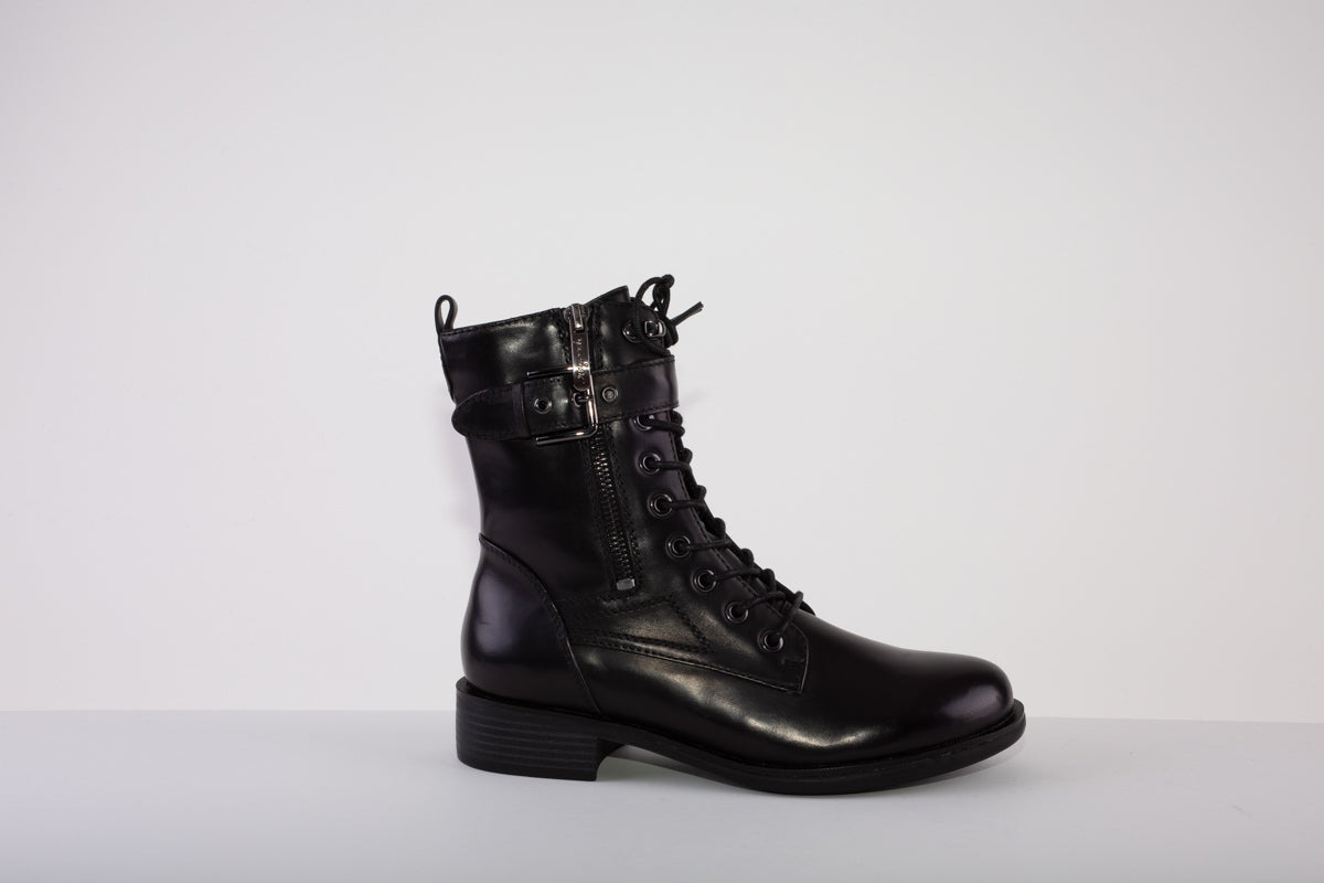 REGARDE LE CEIL JADA 3/4 LENGTH FLAT LACED BOOT - BLACK