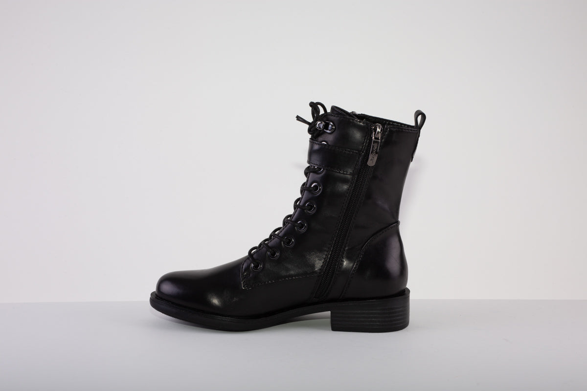REGARDE LE CEIL JADA 3/4 LENGTH FLAT LACED BOOT - BLACK
