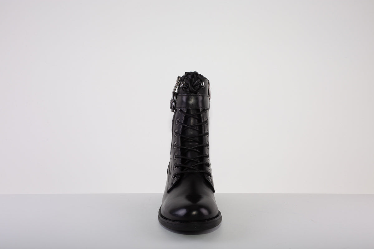 REGARDE LE CEIL JADA 3/4 LENGTH FLAT LACED BOOT - BLACK