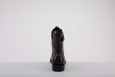 REGARDE LE CEIL JADA 3/4 LENGTH FLAT LACED BOOT - BLACK