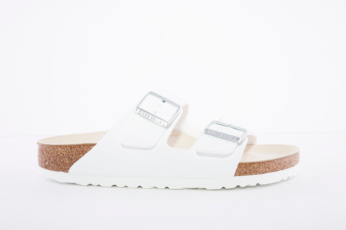BIRKENSTOCK - ARIZONA LDS FLAT MULE - WHITE