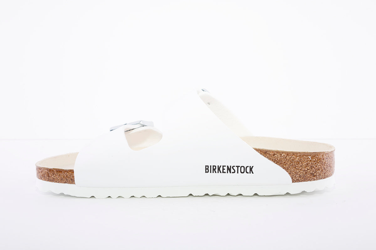 BIRKENSTOCK - ARIZONA LDS FLAT MULE - WHITE