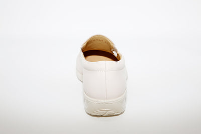 HOTTER - Calypso Beige Leather Slip On Shoe
