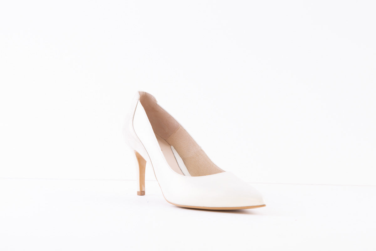 EMIS - 7481/821 DRESSY COURT SHOE - CREAM MULTI