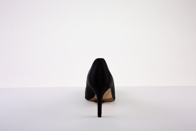 MARIAN 2514 HIGH HEEL DRESSY COURT SHOE - BLACK SATIN
