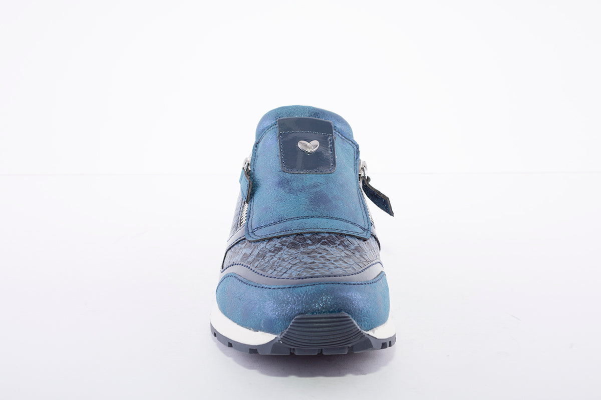 SUSST - DIZZY TWIN-ZIP FASHION SHOE - NAVY