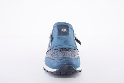 SUSST - DIZZY TWIN-ZIP FASHION SHOE - NAVY