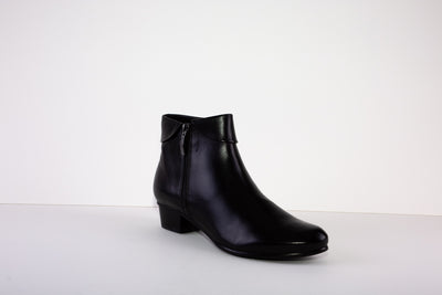 REGARDE LE CIEL STEFANY-03  ANKLE BOOT* - BLACK LEATHER