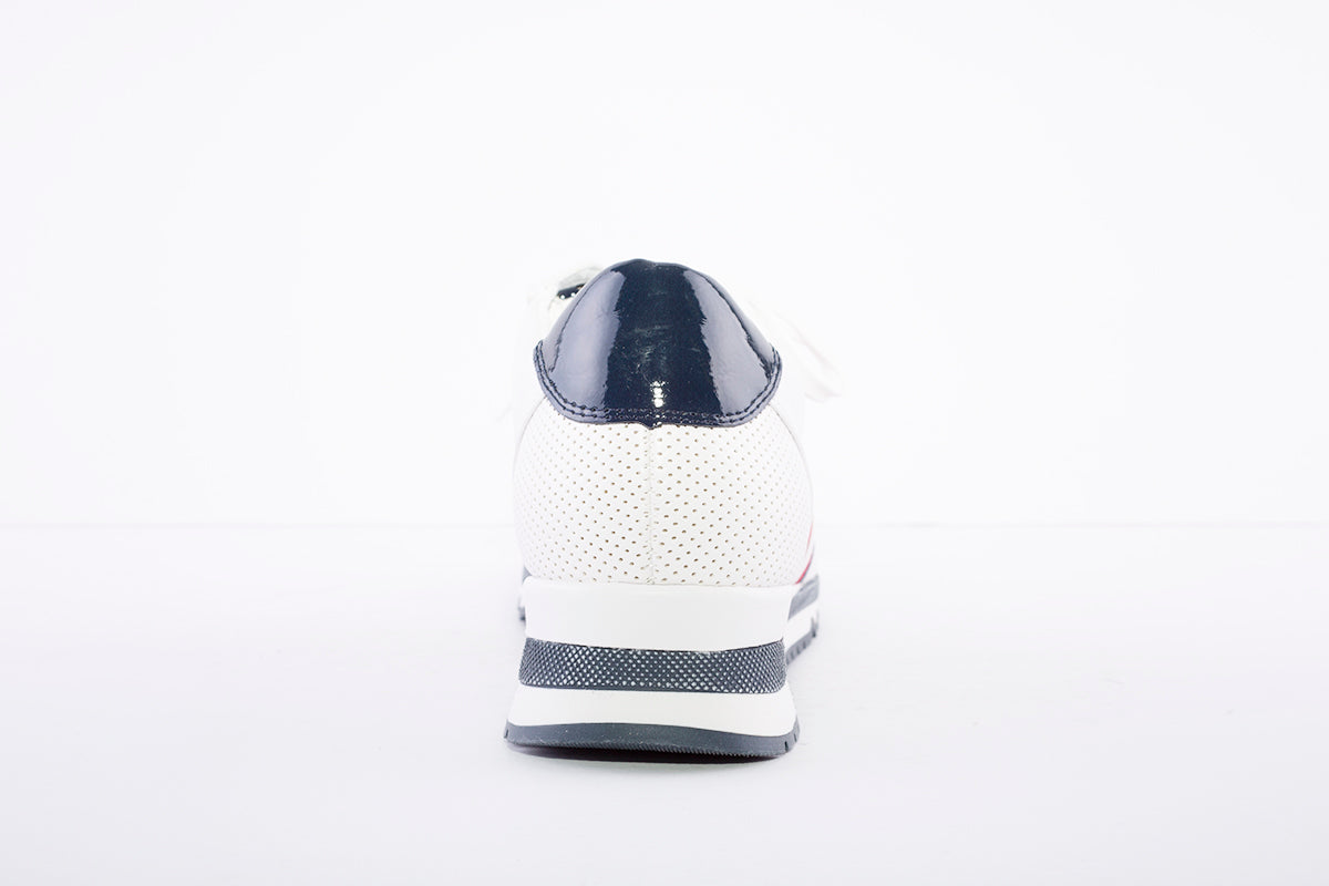 MARCO TOZZI - LACED FASHION TRAINER - WHITE COMBI