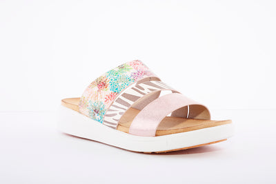 HEAVENLY FEET - Mona Pink Slider Sandal
