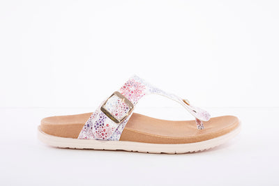 HEAVENLY FEET - Isabel White Multi Sandal
