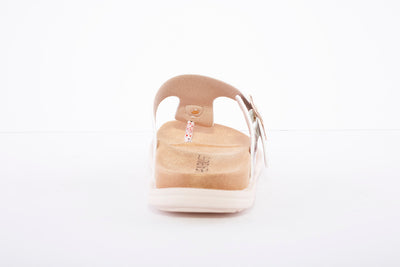 HEAVENLY FEET - Isabel White Multi Sandal