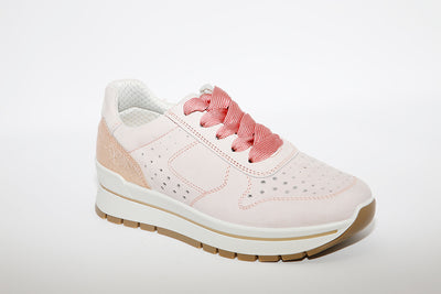 IMAC - LACED FLATFORM TRAINER - PINK