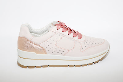IMAC - LACED FLATFORM TRAINER - PINK