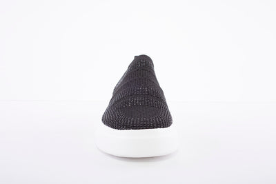 HEAVENLY FEET - Diamond Black Slip On Shoe