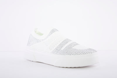 HEAVENLY FEET - Diamond White Slip On Shoe
